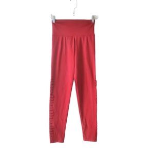 Aerie Chill Play Move Red Leggings Size Small